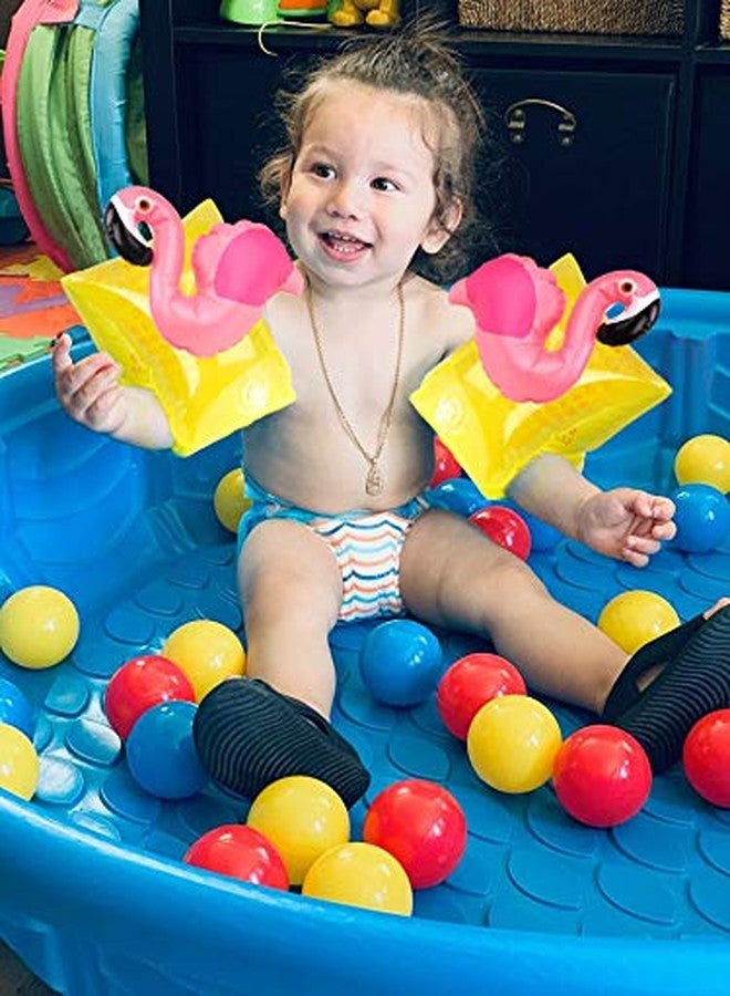 ZOEKIM Inflatable Arm Floaties for Kids Toddlers, Swimiming Floater Sleeves Arm Bands Floaties Water Wings Floatation Sleeves, Pool Water Sports Learning Swim Training Aids - Image 2